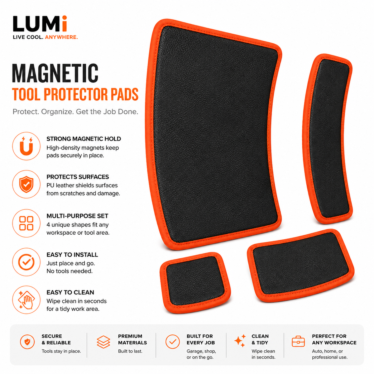 LUMI™ Magnetic Flex Heavy-duty Tool Pad