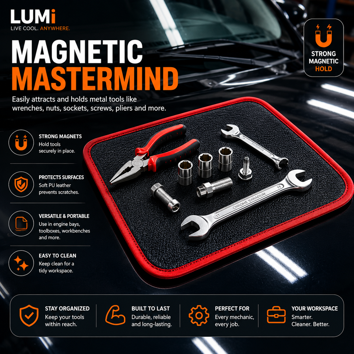 LUMI™ Magnetic Flex Heavy-duty Tool Pad