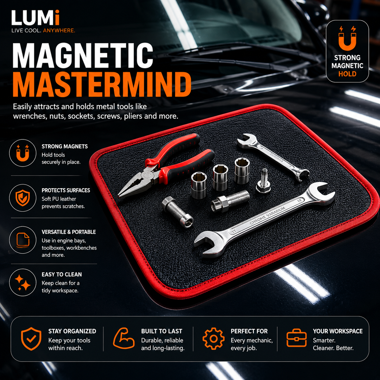 LUMI™ Magnetic Flex Heavy-duty Tool Pad
