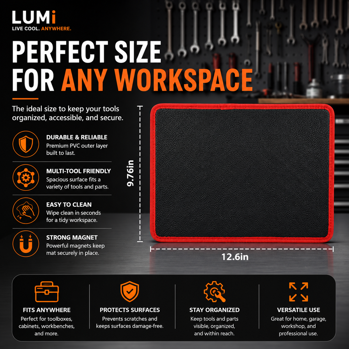 LUMI™ Magnetic Flex Heavy-duty Tool Pad