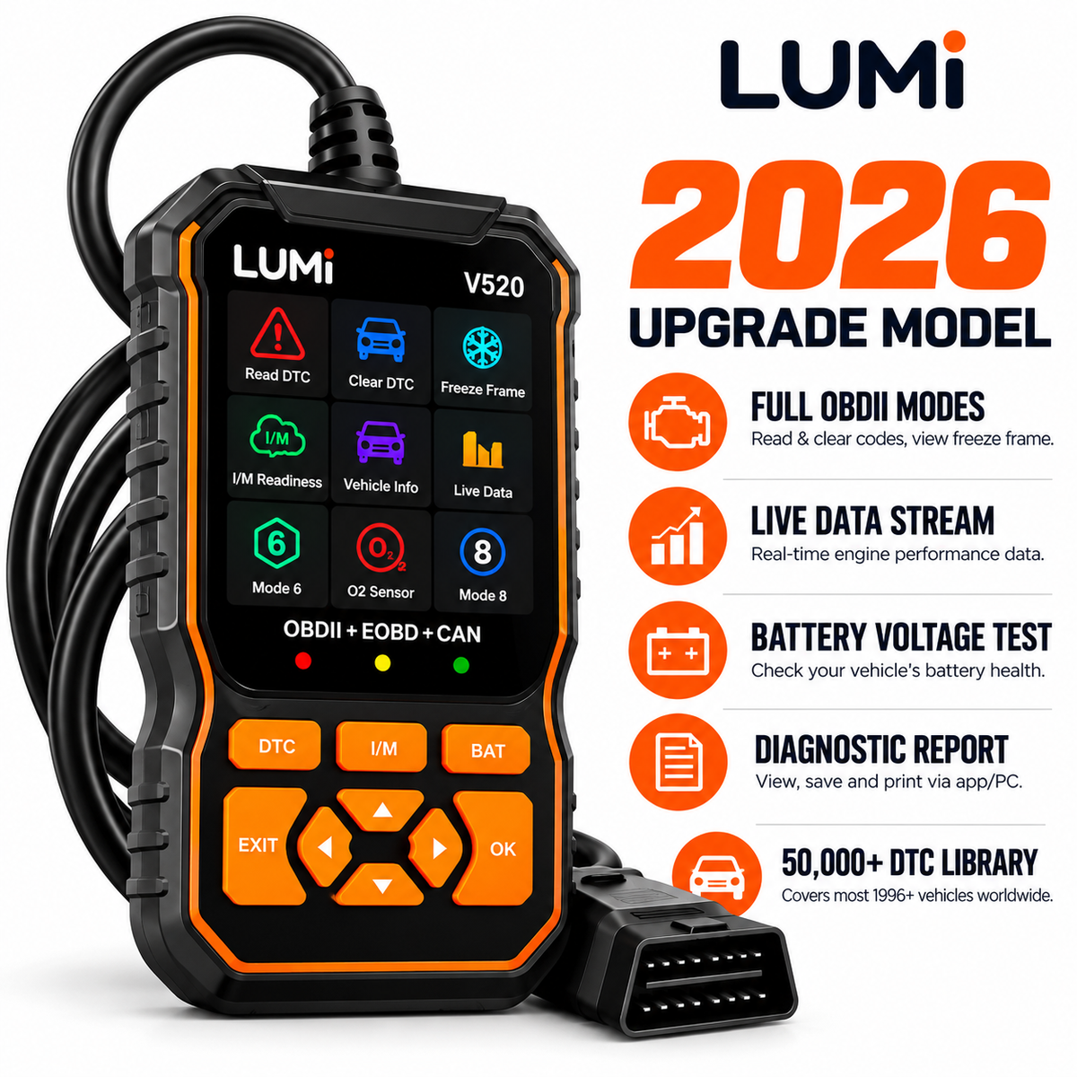 LUMi™ Portable OBD2 Scanner